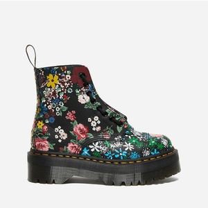Dr. Martens Floral Mash Up backhand boots